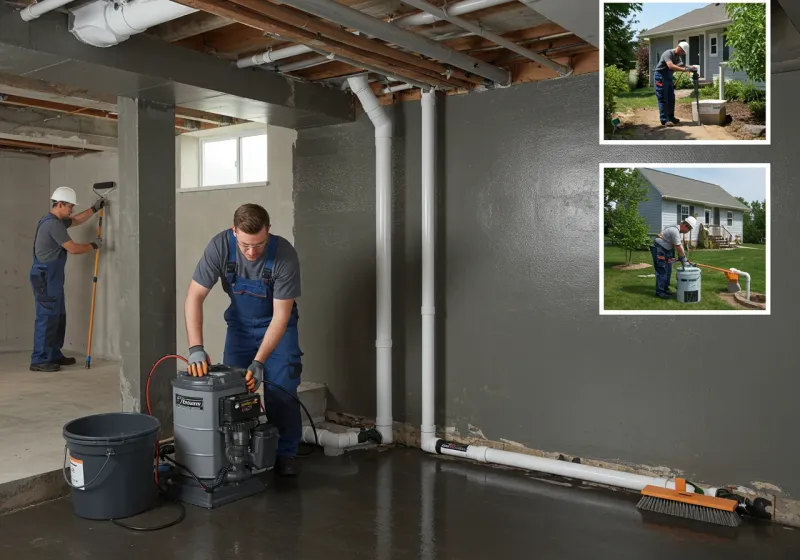 Basement Waterproofing and Flood Prevention process in West Alexandria, OH